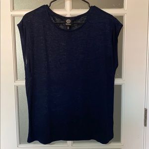 Bobeau navy blue short sleeve